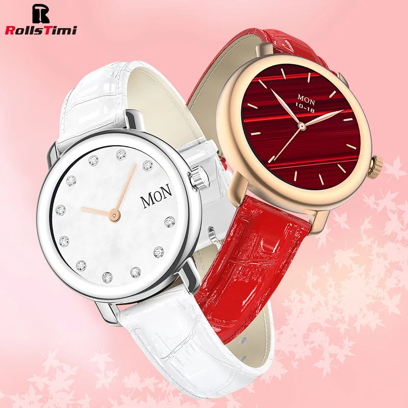 Смарт-часы Rollstimi 2022 женские модные фитнес bluetooth напоминание спортивный браслет