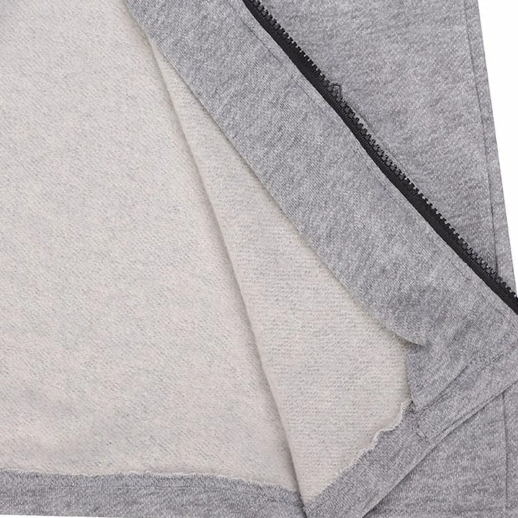 Мужская повседневная спортивная одежда на молнии модные облегающие жаккардовые