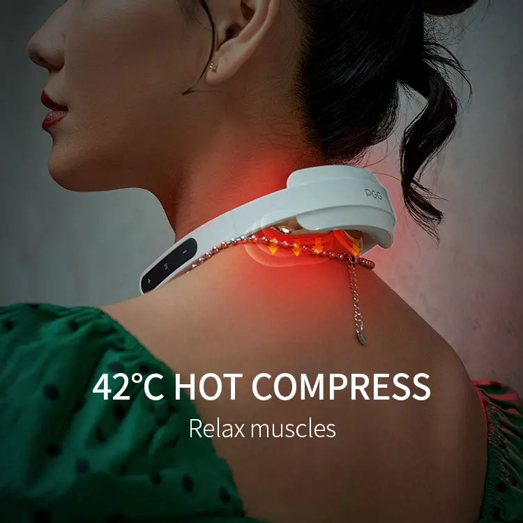 

Портативный массажер для шеи, 15 уровней мощности, складной, Электрический импульсный массажер для спины и плеч, инструмент для снятия боли