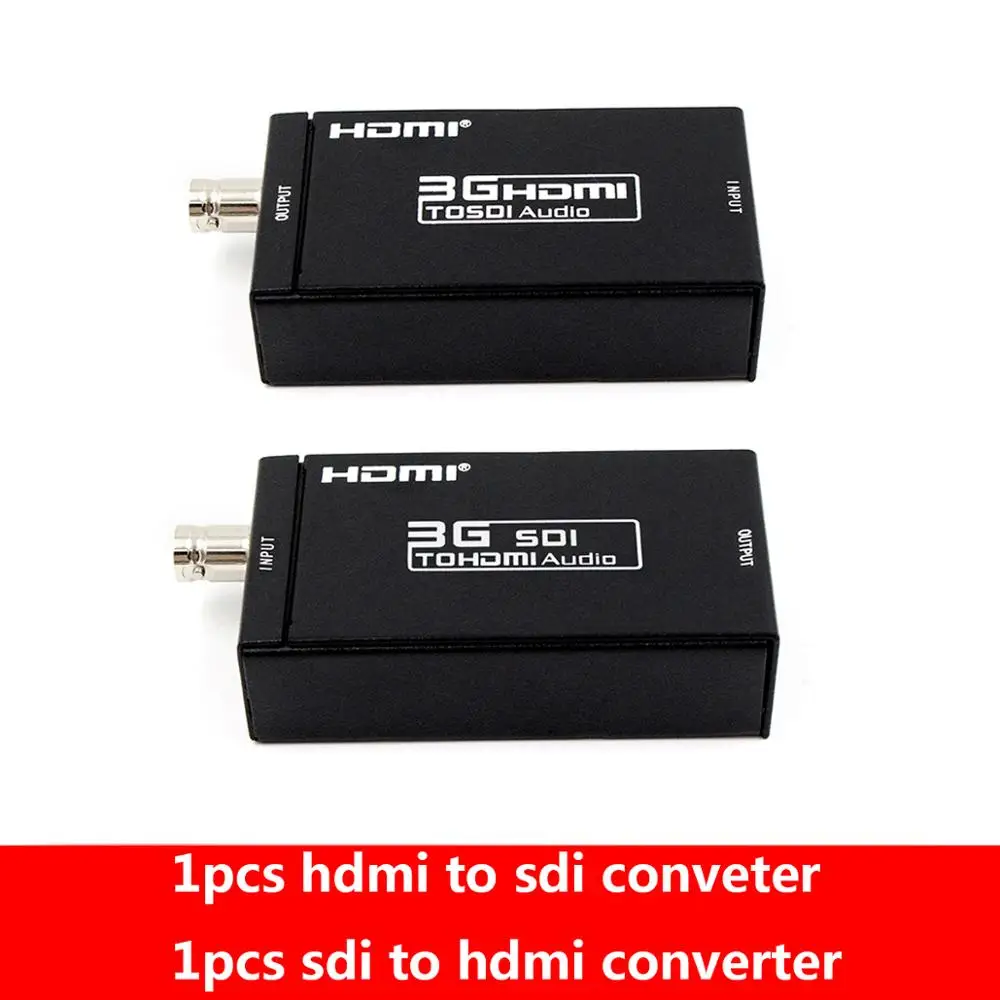 100 м HD через коаксиальный удлинитель мини преобразователь в SDI + HDMI совместимый