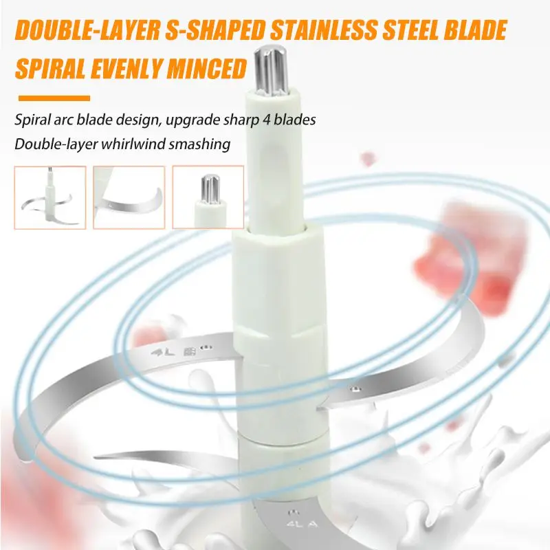 Мясорубка электрическая из нержавеющей стали 800 Вт 3 скорости 5 л | Мясорубки