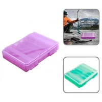 convenient bright color thickened portable fishing tackle box for outdoor