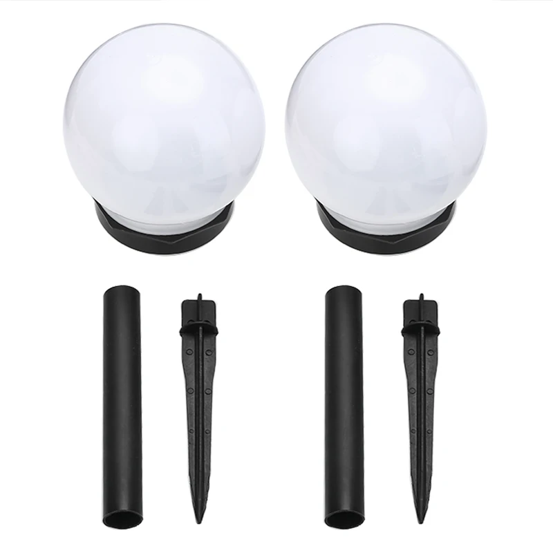 Светодиодные водонепроницаемые Круглые лампы на солнечной батарее уличный