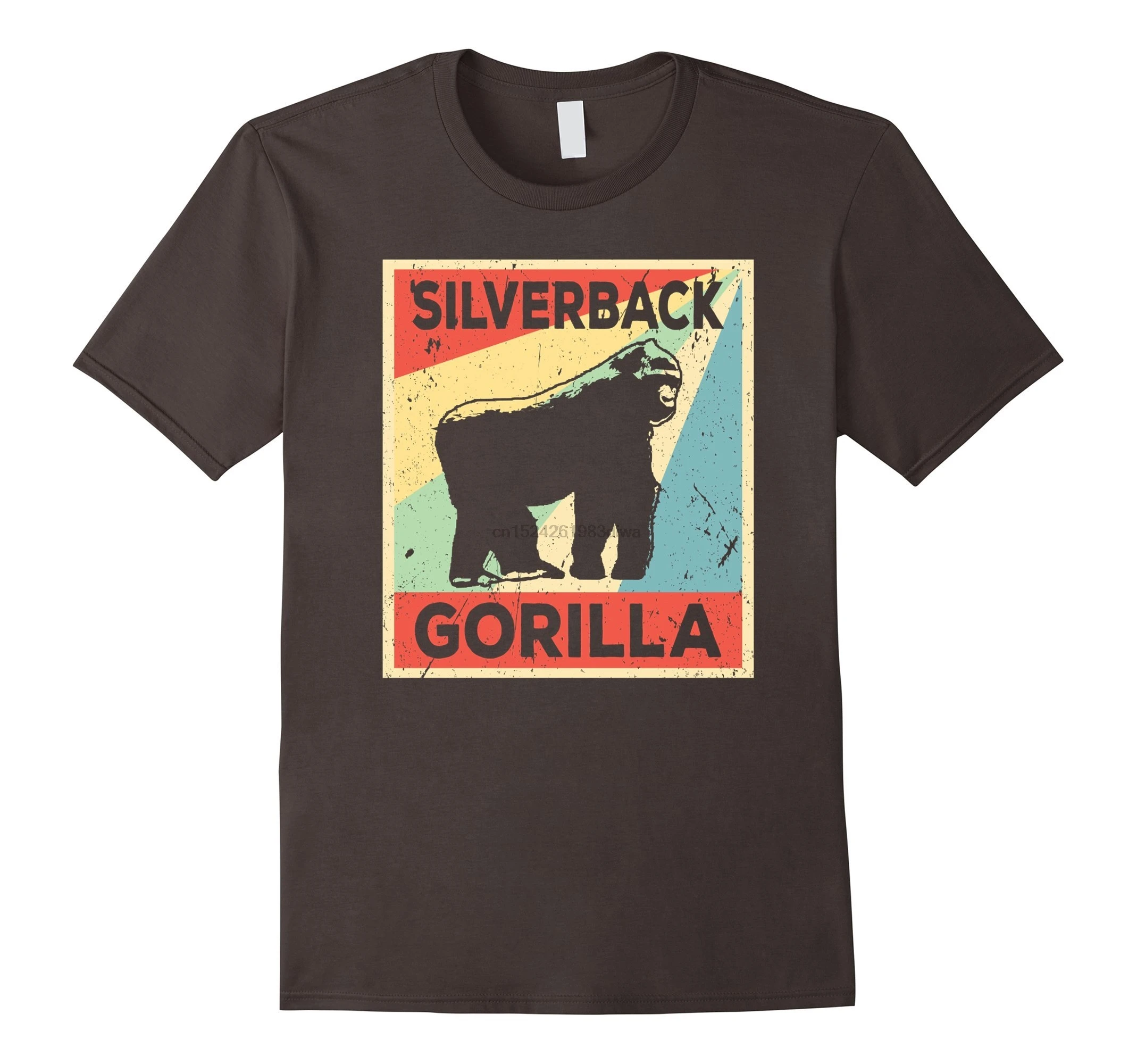 

Silverback Gorilla Vintage Retro T Shirt