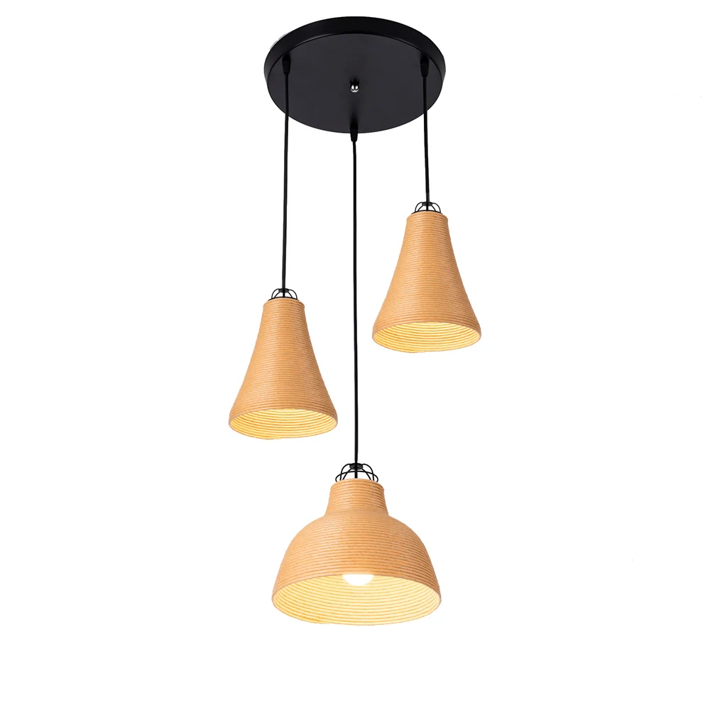 

Home Nordic clothing decoration cord pendant hanging lamp Creative style living room bedroom restaurant bar loft pendant light
