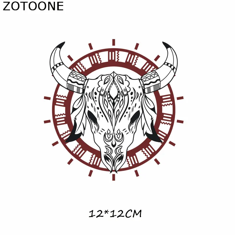 ZOTOONE, Рождественский олень, термонаклейки для одежды, вышитая аппликация, сделай сам, Термофутболка - Цвет: 634