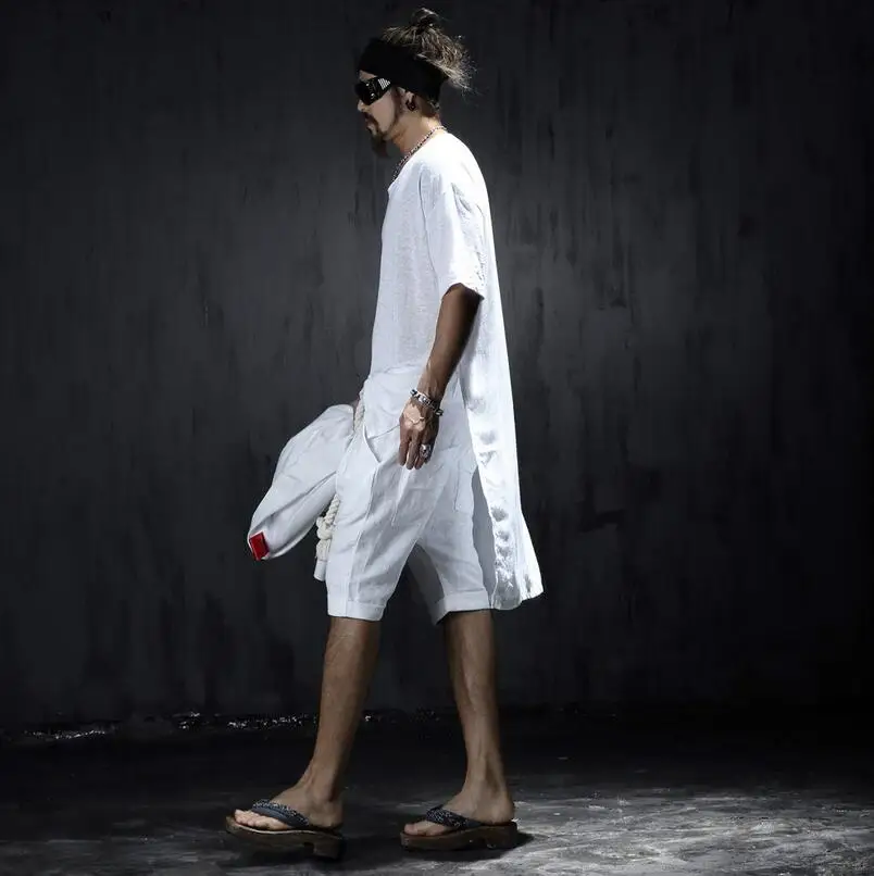 

Men Lager Size Clothing Free Shipping Korean Version Of Irregular Personality Men's T-shirt / S-3xl