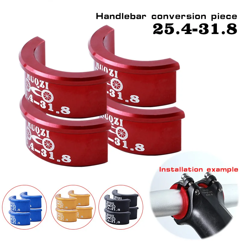 Адаптер руля для горного велосипеда Редукционный рукав от 25 4 мм до 31 8 сплав