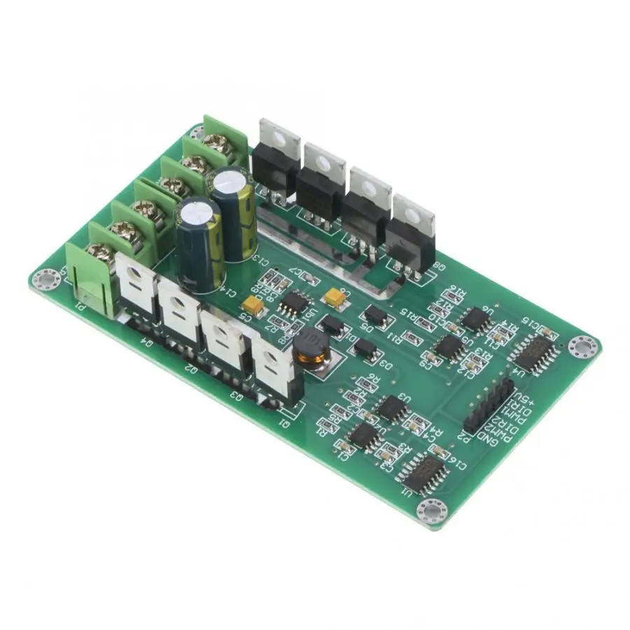 Плата модуля драйвера двойного двигателя H Bridge чип постоянного тока IRF3205 MOSFET 3 36 в