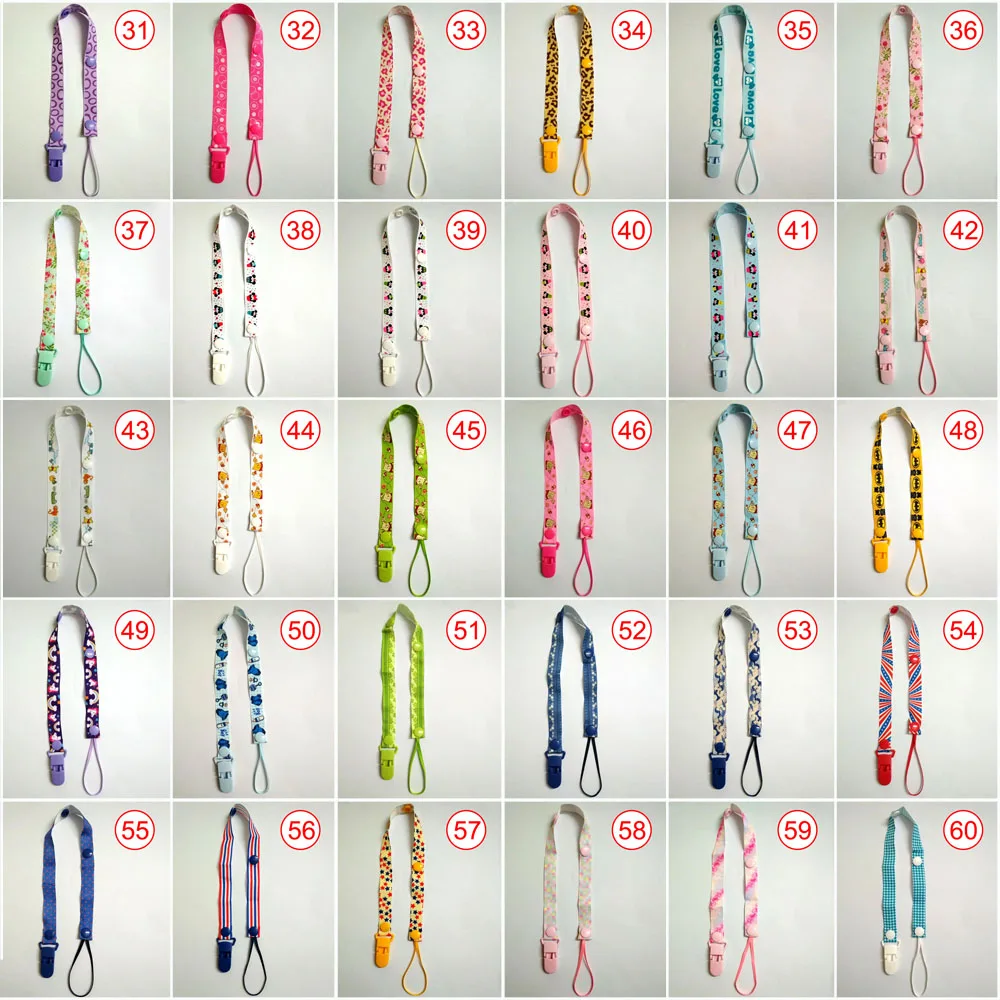 

baby Nipples Clip Chain Infant Child Cuddly Plush Soother Chain Animal Dummy Holder Pacifiers Chain Care Pacifiers