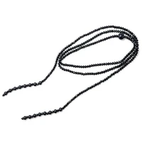 fashion new design charm layer beads necklace fashion 4mm crystal natural stone long necklace jewelry for women