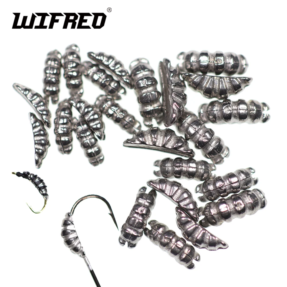 50 шт. вольфрамовые Чехлы для ловли рыбы нахлыстом креветок и мушек|Наживки рыбной