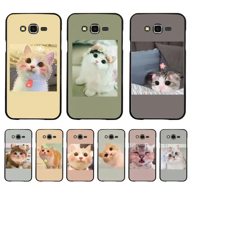 

Cute Cat Phone Case For Samsung Galaxy J4plus J6 J5 J72016 J7prime cover for J7Core J6plus
