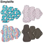 3 шт. вкладышей из бамбукового угля, многоразовые менструальные подкладки размеры S, M, L разных Размеры Водонепроницаемый пуль гигиеническая прокладка Для женщин моющийся санитарный салфетка