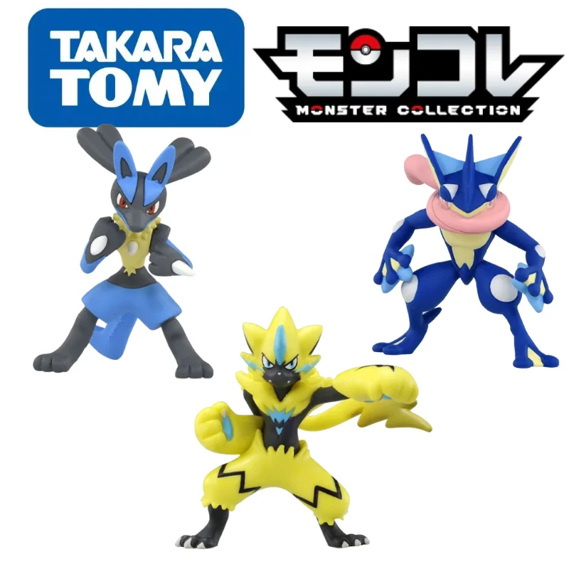 tomy ms 08 09 10 pokemon figures popular combination lucario greninja zeraora toys high quality exquisite appearance gifts free global shipping