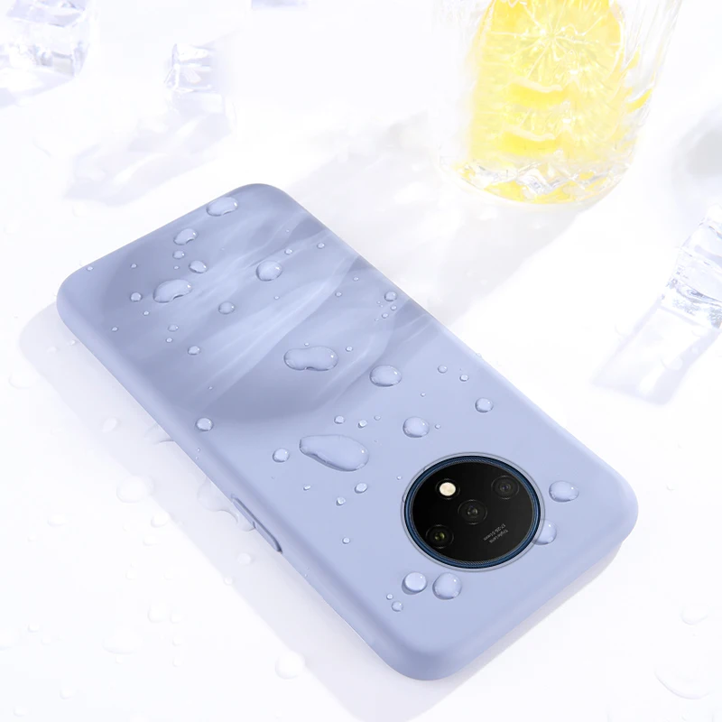 Чехол Oneplus 7T чехол из жидкого силикона задняя крышка One Plus мягкий для телефона 1 +