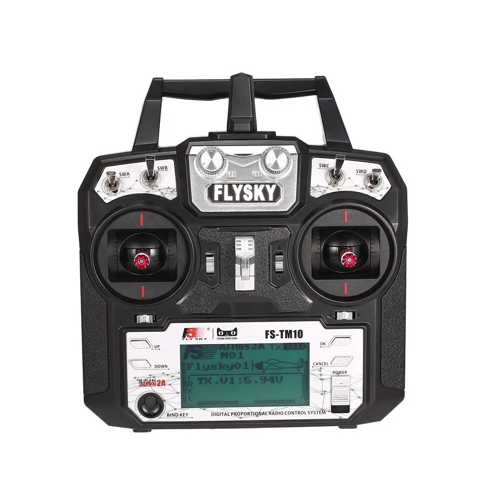 Оригинал! Flysky FS TM10 i6X 10CH 2 4 ГГц AFHDS передатчика радиоуправляемой модели к
