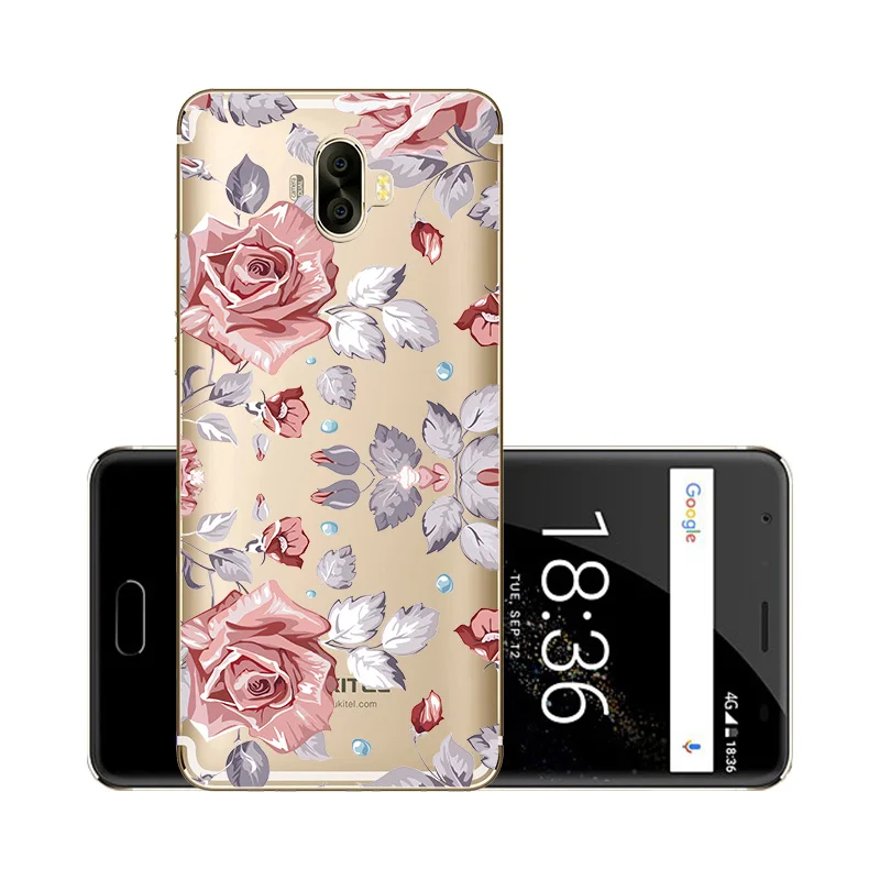 Мягкий окрашенный чехол для Oukitel K8000 силиконовый ТПУ задняя крышка s прозрачные