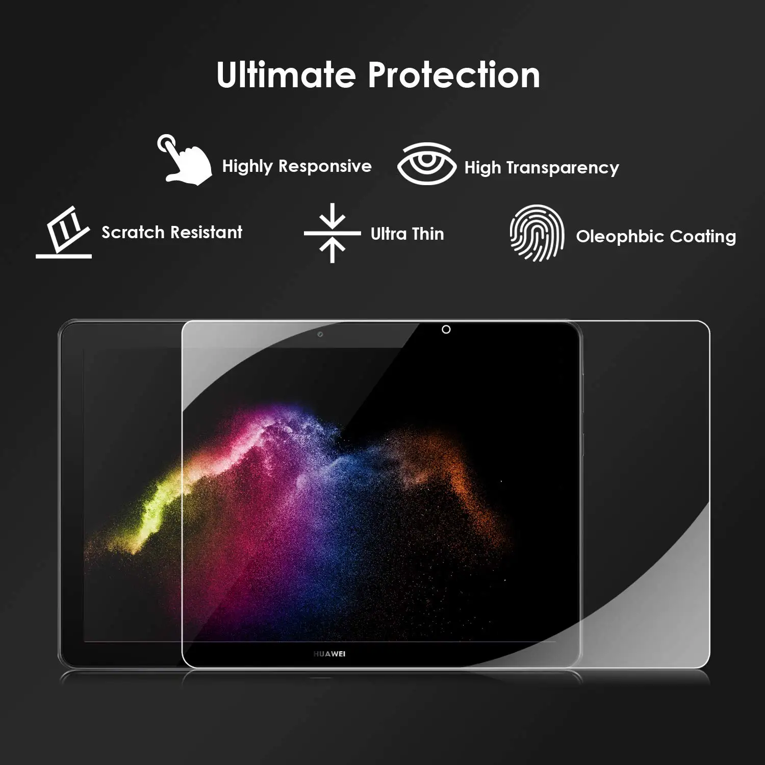 Закаленное стекло для huawei MediaPad M5 lite 10 Pro M6 10,8 8,4 M3 Lite 10,1 8,0 дюймов Защита экрана для MediaPad T5 T3 1" стекло