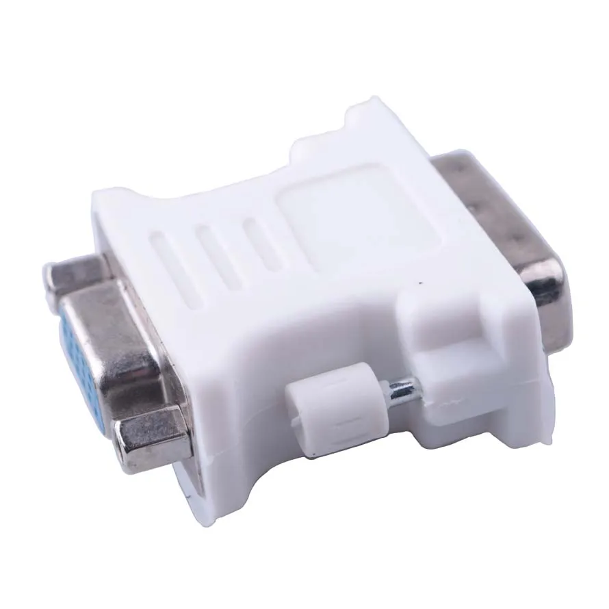 Горячий конвертер адаптер 1080P штекер-гнездо DVI в VGA видео для ПК ноутбука HDTV LCD DVD -