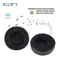 kqtft velvet replacement earpads for hifiman he300 he350 he400 he400i he500 he560 he 4 5 5le 6 parts earmuff cover cushion cups