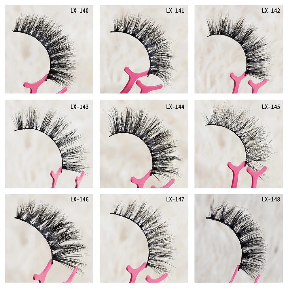 

LASHWOODS 3D Mink Lashes False Eyelashes Makeup Cross Thick Volume Fluffy Dramatic Eyelash Extension Multilevel Mink Eyelashes