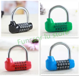 Карабин с пятизначным номером, замок с надписью, комбинированный защитный замок, высококачественный пластиковый корпус из закаленной стали