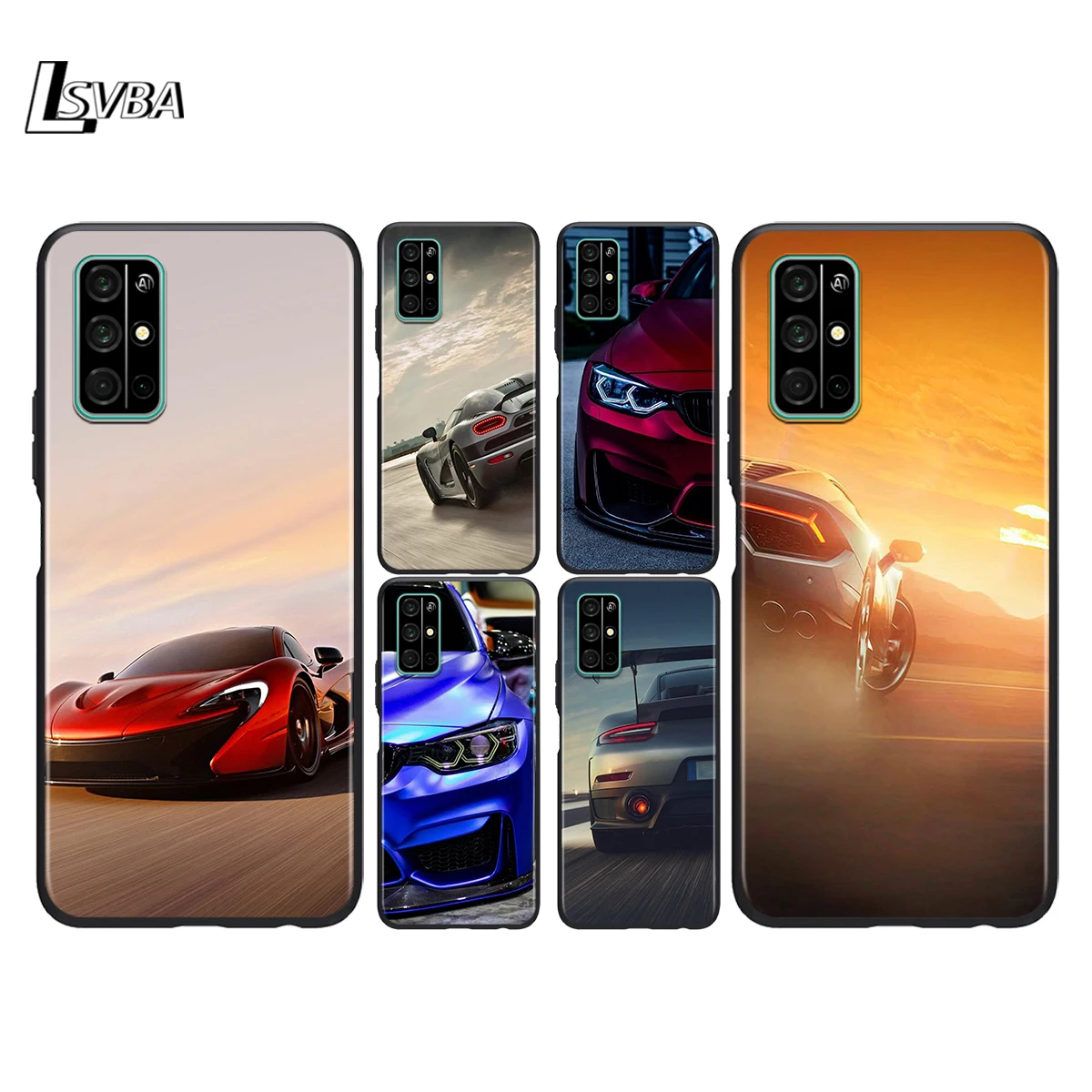 

Car sports car cool For Huawei Honor 30 30i 30S 20 20E 20S V20 10X 10i 10 7S 7A 7C Pro Plus 5G Lite Soft Phone Case