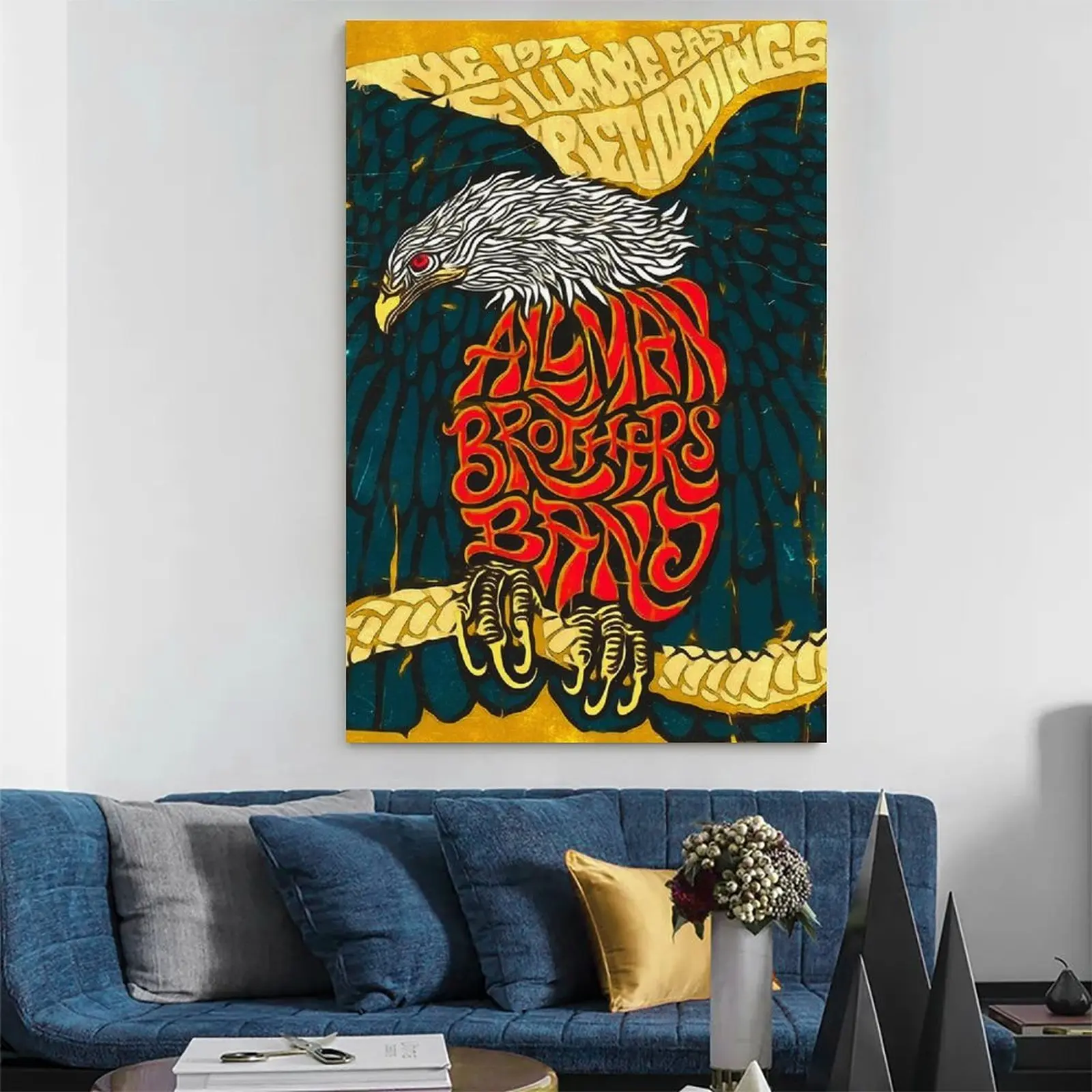 The Allman Brothers постер музыкальной группы холст художественный плакат и Настенная