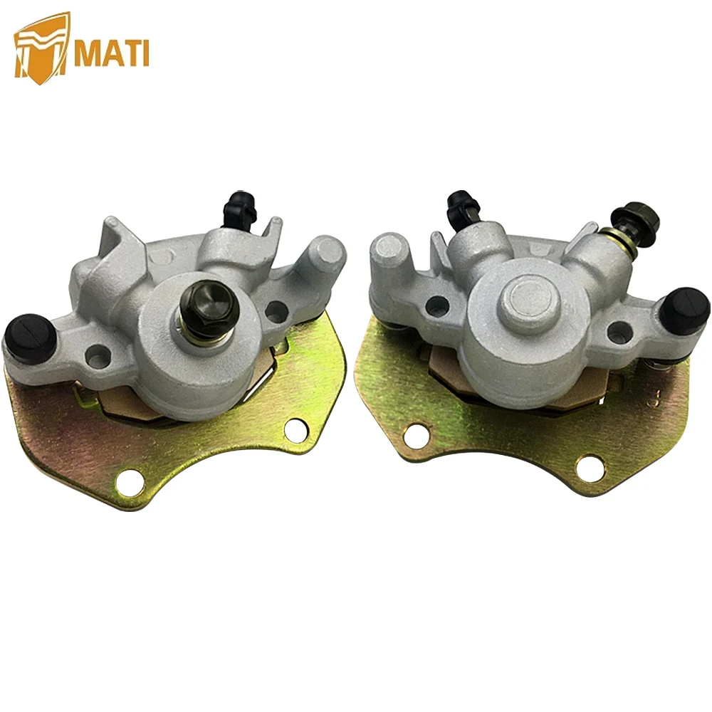 Front Left Right Brake Caliper for Can Am Outlander Max 330 400 500 650 800 4X4 705600576 705600575 with Pads