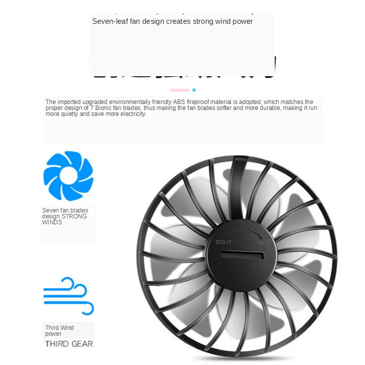 

Mini USB Portable Fan Neck Fan Neckband With Rechargeable Battery Small Desk Fans handheld Air Cooler Conditioner for Room