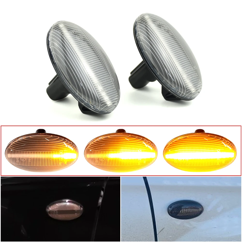 

1PAir Dynamic Led Side Marker Turn Signal indicator Repeater Light lamp For Subaru Forester 01-05,Liberty 00-03 Impreza WRX Sti