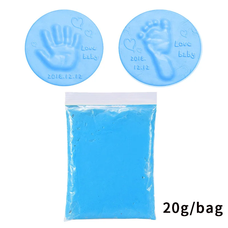 

Baby Care Air Hand Foot Inkpad Drying Soft Clay Baby Handprint Footprint Imprint Casting Parent-child Hand Inkpad Fingerprint 20