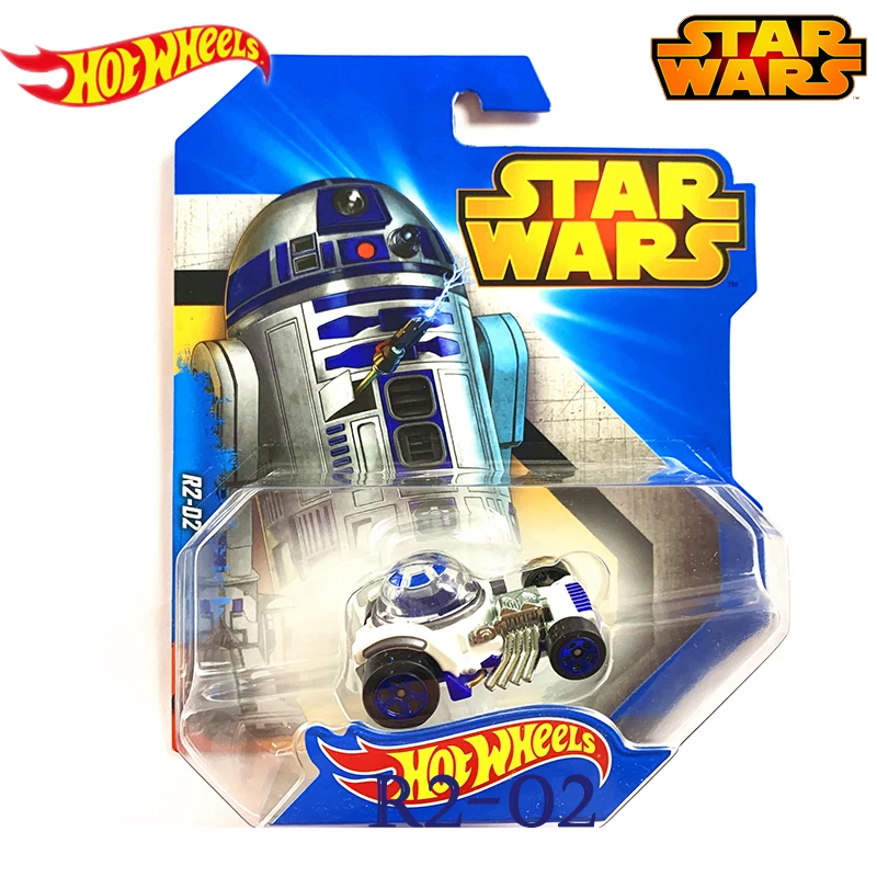 Подлинные Hot Wheels Звездные войны классический фильм тема серии ролевая модель автомобиля коллекция игрушек для детей мальчиков подарок на день рождения CGW35 - Цвет: R2-02
