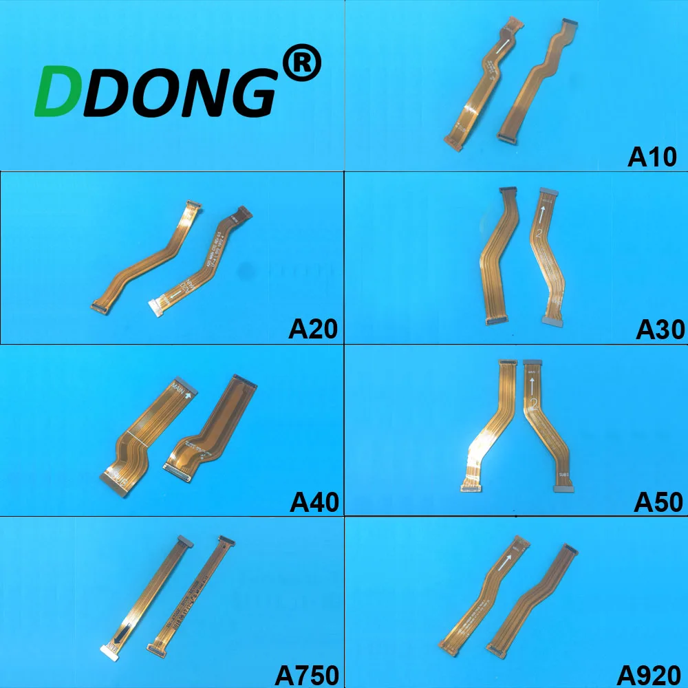 Для Samsung A10 A105 A20 A205 A30 A305 A40 A405 A50 A7 2018 A750 A9 A920 материнская плата ЖК разъем гибкий