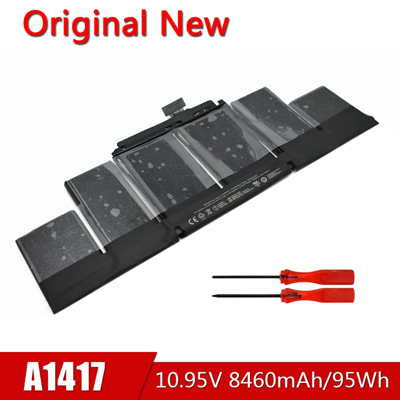 

A1417 новый оригинальный аккумулятор для ноутбука Apple A1398 (версия 2012 Ранняя-версия 2013) для MacBook Retina Pro 15 дюймов подходит для ME665LL/A ME664LL/A