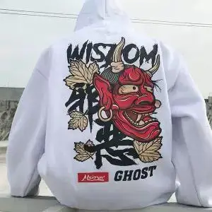 5XL модная Harajuku мужская толстовка с капюшоном Повседневная Черная хип-хоп толстовка с японским принтом уличная одежда верхняя одежда зимняя Толстовка - Цвет: 6