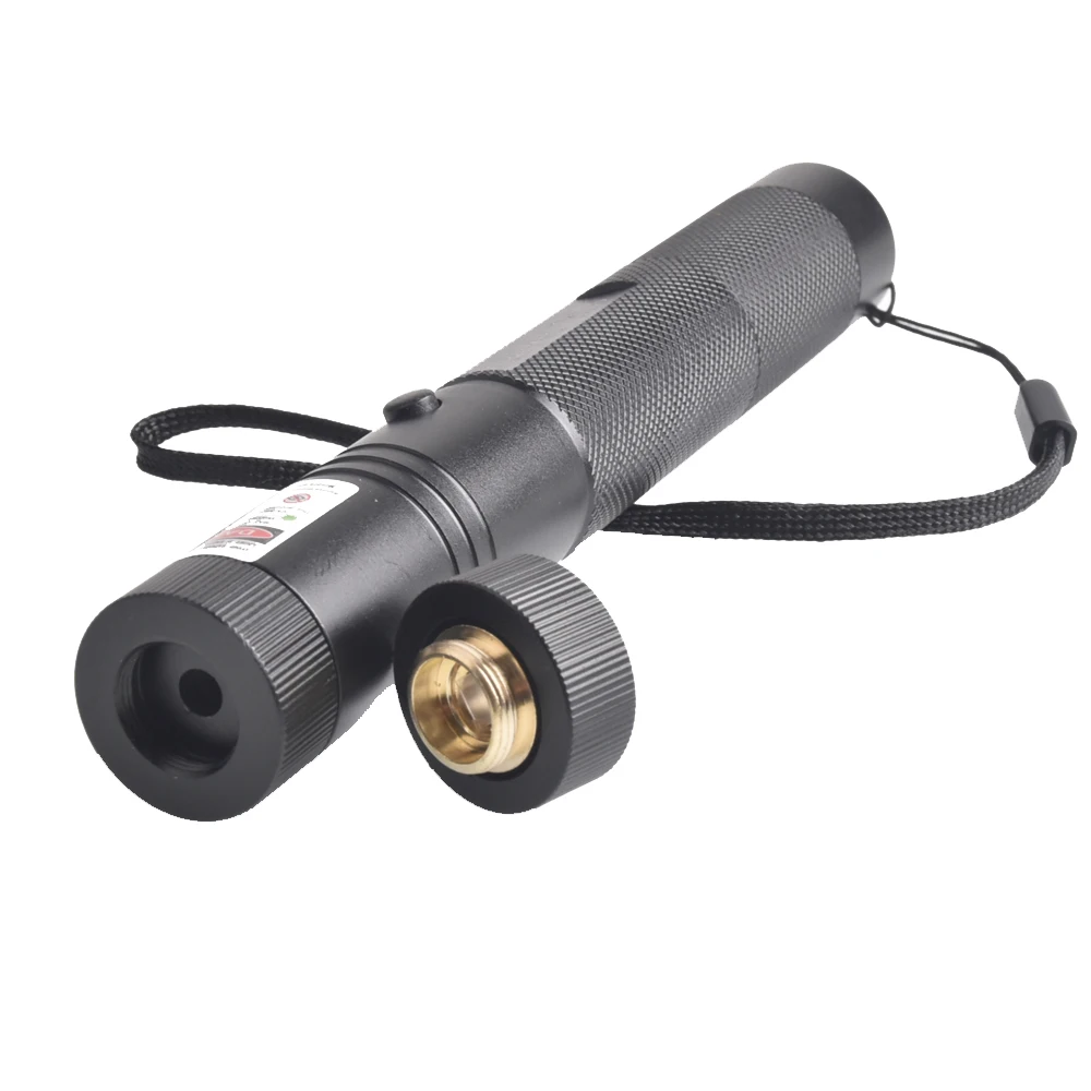 

Green laser pointer 532nm 5mw high power laser sight 1000m adjustable focus green red laser 303 laser flashlight set