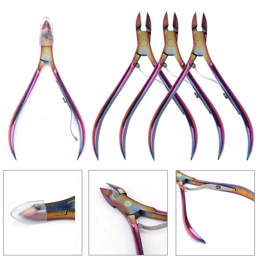 Ногти для ног &quotфранцзуский маникюр&quot носок вросшие ногти щипцы кутикулы