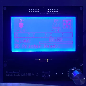 3D принтер дисплей MKS lcd 12864A/B интеллектуальный дисплей ЖК-контроллер панель модуль совместим с Bigtree SKR V1.3