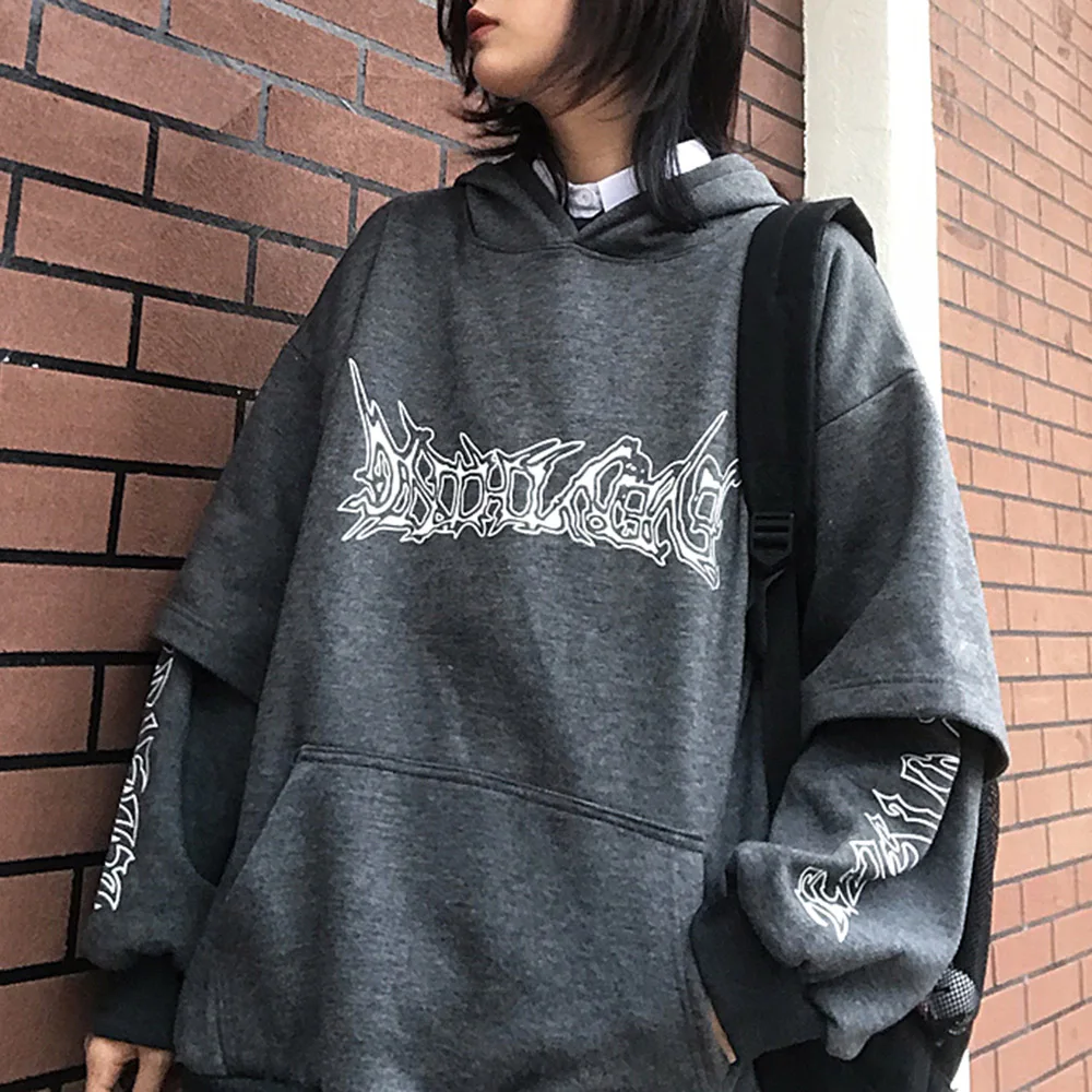 Rosetic Harajuku BF стильные женские толстовки с капюшоном зимние толстые Топы