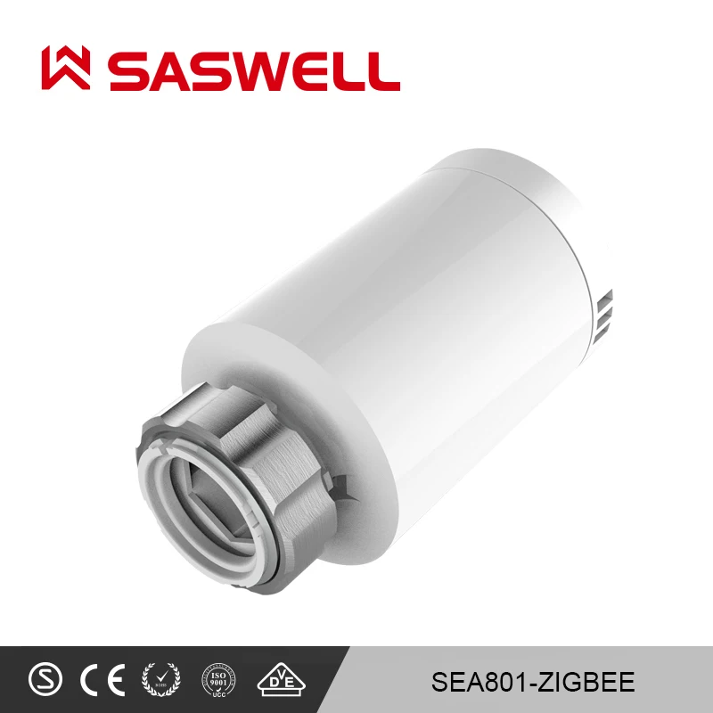 SASWELL SEA801-zigbee Wi-Fi термостат регулятор температуры нагрева программируемая работа с шлюзом tuya