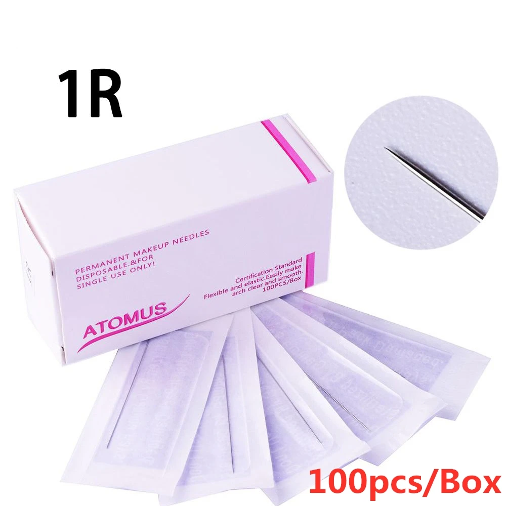 ATOMUS, 1 шт., ручная микроблейдинг, тату-ручка для бровей, 3D, бровей, вышивка губ, Перманентный макияж, тату-пистолет, профессиональные тату-принадлежности - Цвет: 04