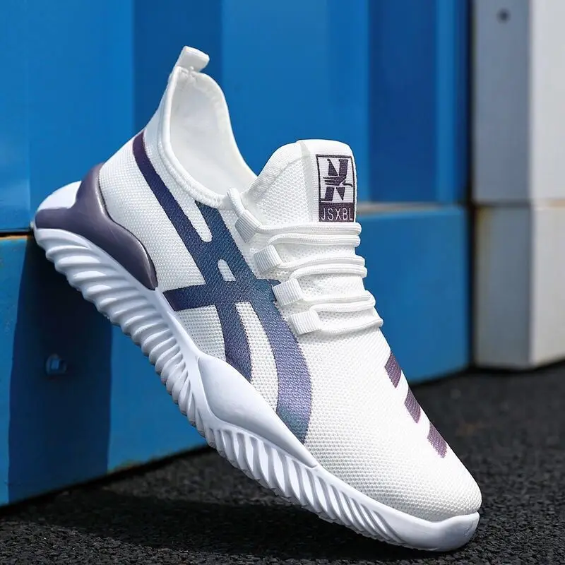 

Trendy Men Shoes 2021 Breathable White Casual Shoes Men Original Lightweight Walking Sneakers Men Tennis Shoes Zapatillas Hombre