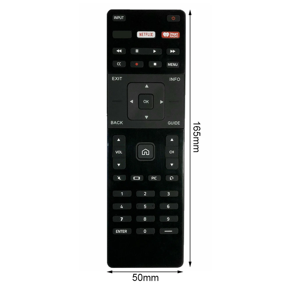 

New Replacement XRT122 For Vizio LED HDTV Remote Control With For Amazon For NETFLIX IHeart RADIO Buttons E43C2