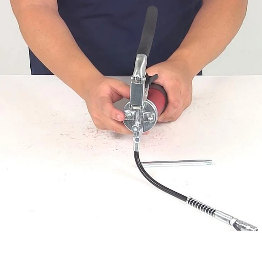 4500 фунтов/кв. дюйм ручной смазочный шприц 14 унций с двойной ручкой для смазочных