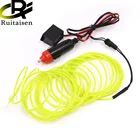 1 м 3 м 5 м EL провода светящийся гибкий неоновый светодиодный светильник светодиодный веревка светильник полосы прошивочной обуви Одежда шапка сшитая следующих применений: представления на сцене шоу украшения