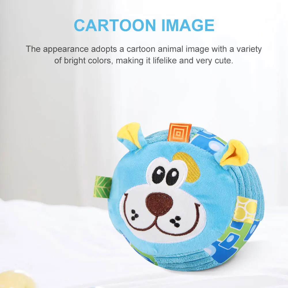 

New Born Baby Toys Animal Ball Soft Stuffed Balls Infant Rattles Body Building Educational Plush Cotton Hand Grasp For 0-24month