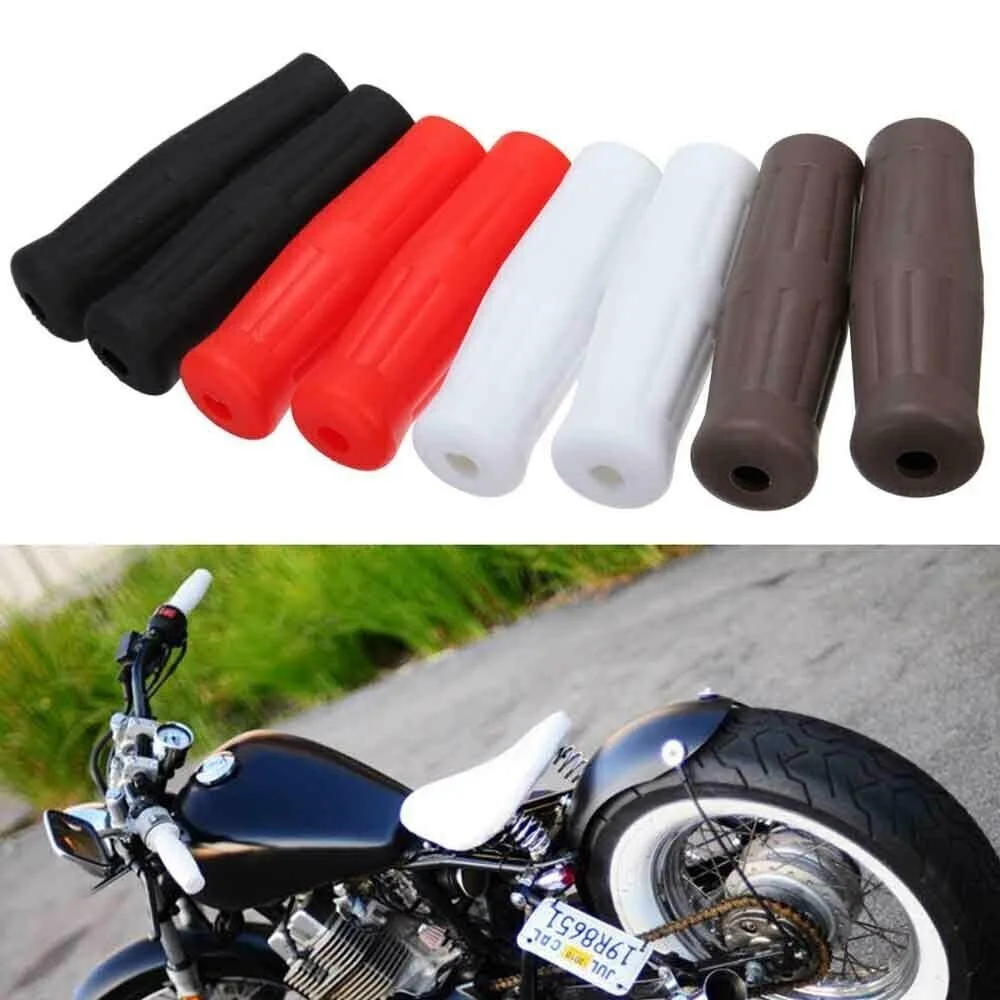 

Universal Motorcycle Coke Bottle Rubber Handle Bar Hand Grip for Harley