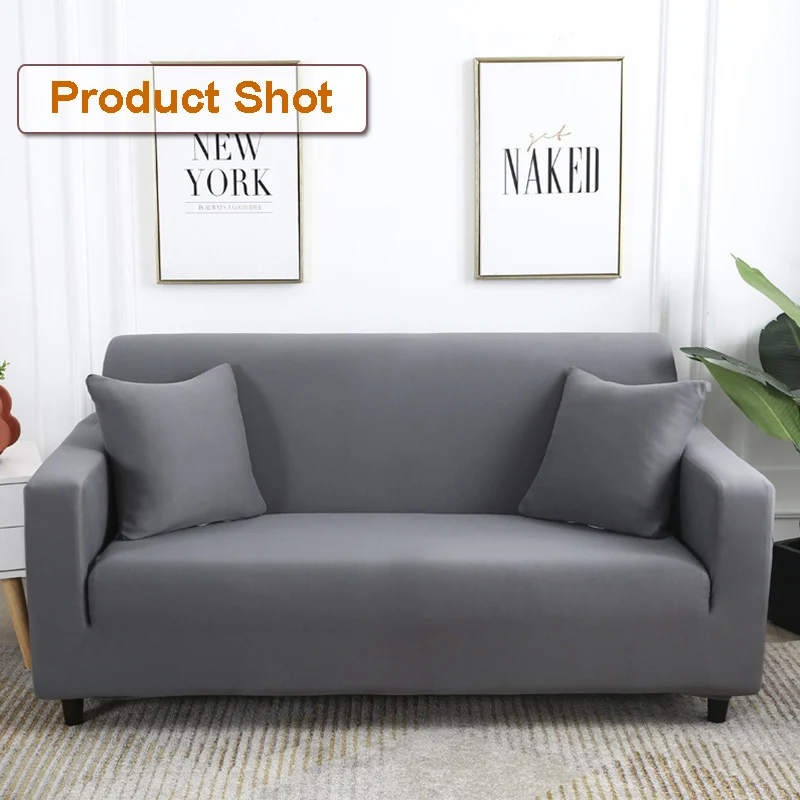 solid elastic sofa cover for living room 1234 seater l shaped corner sofa cover stretch armchair couch cover slipcovers free global shipping